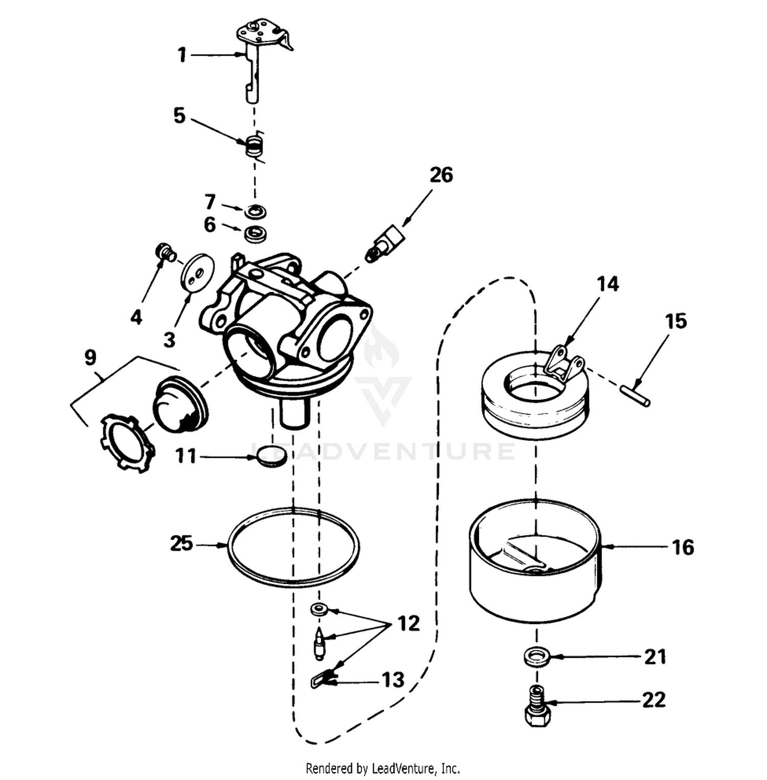 Carburetor No. 632098
