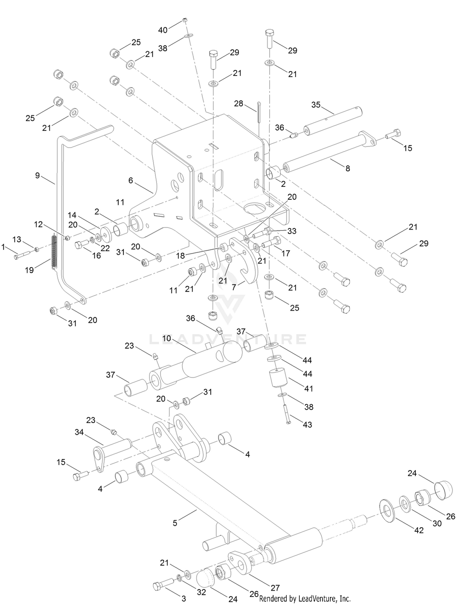 Center Arm Assembly