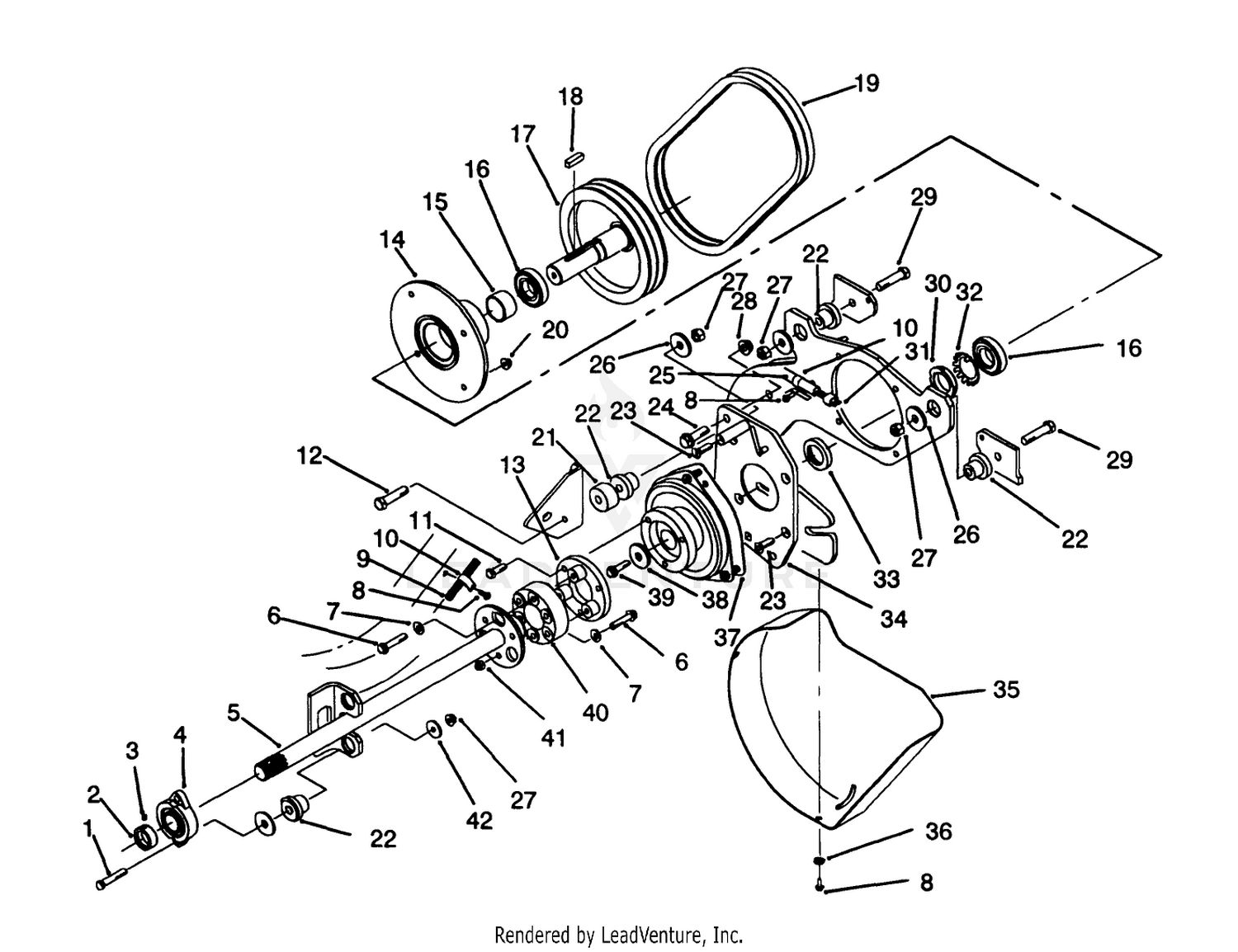 Pto Shaft  Clutch Assembly