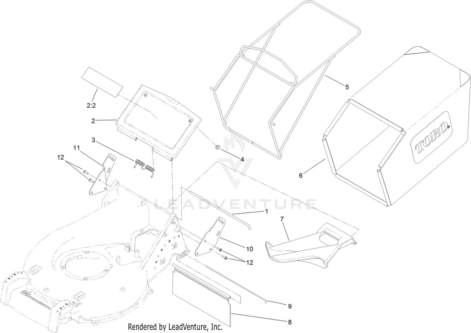 Grass Bag Assembly