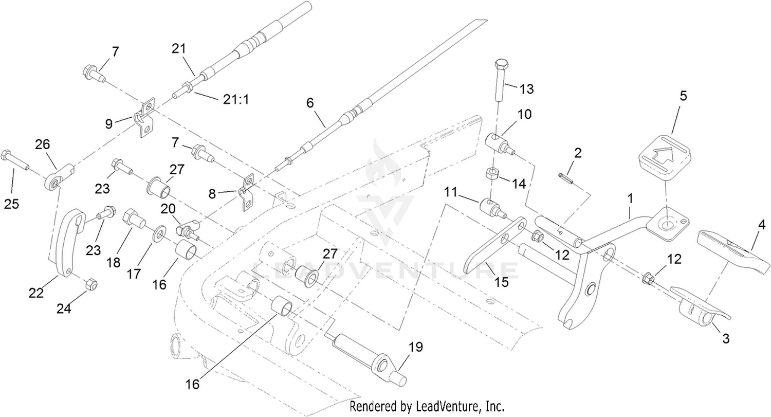 Traction Pedal Assembly