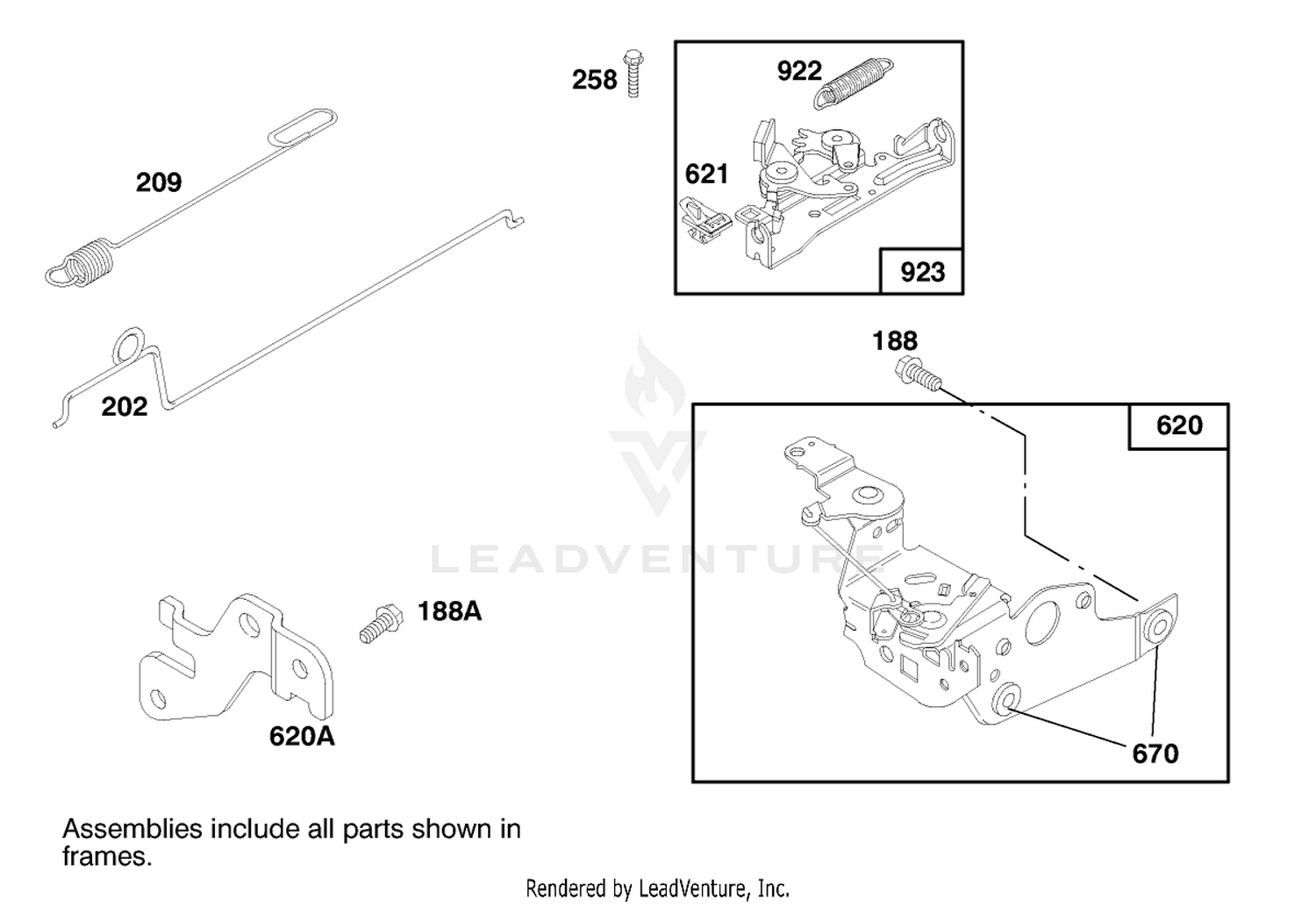 Engine Briggs  Stratton Model 12h802-0658-01 4