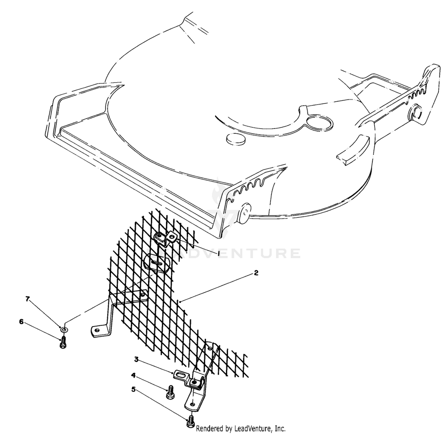 Leaf Shredder Kit Model No. 59157 (optional)