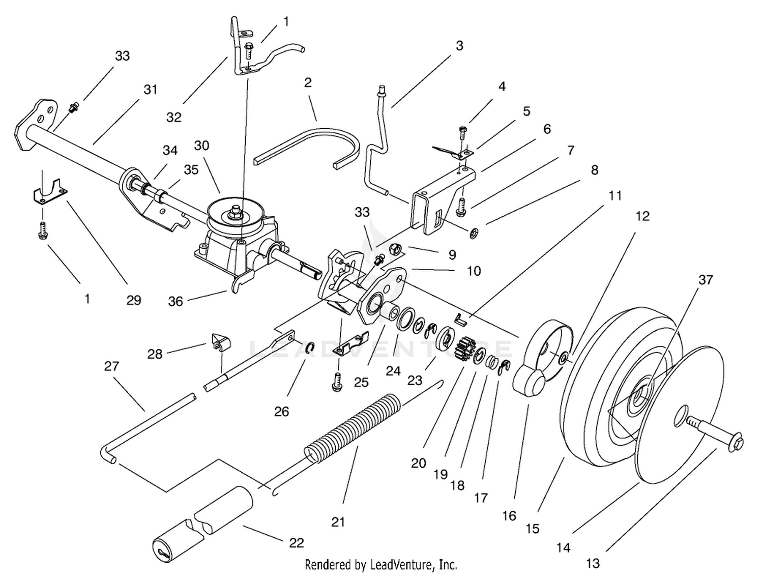 Rear Axle Assembly
