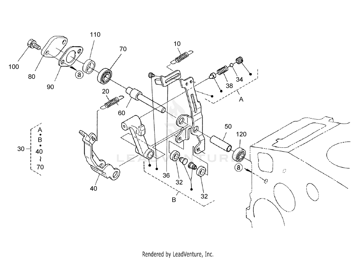 Fork Lever (Governor) Assembly