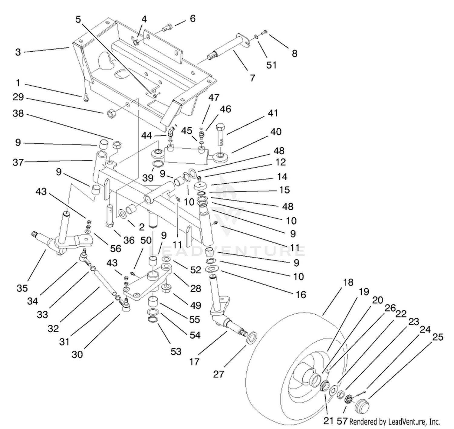 Rear Axle Asm