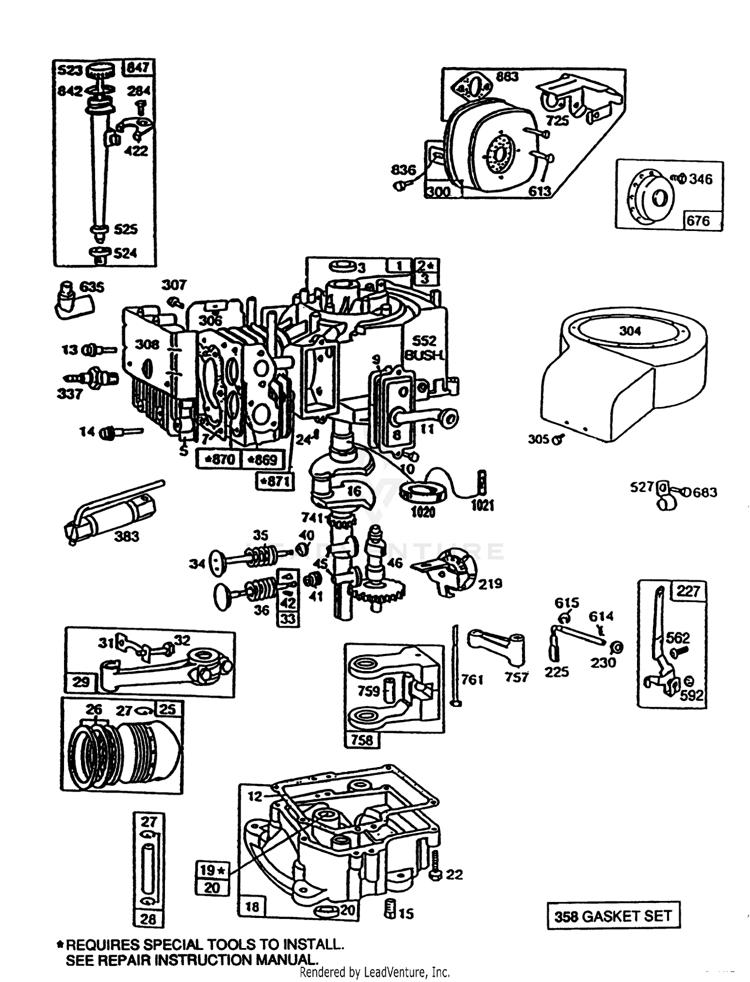 Briggs  Stratton Model No. 191707-0121-01