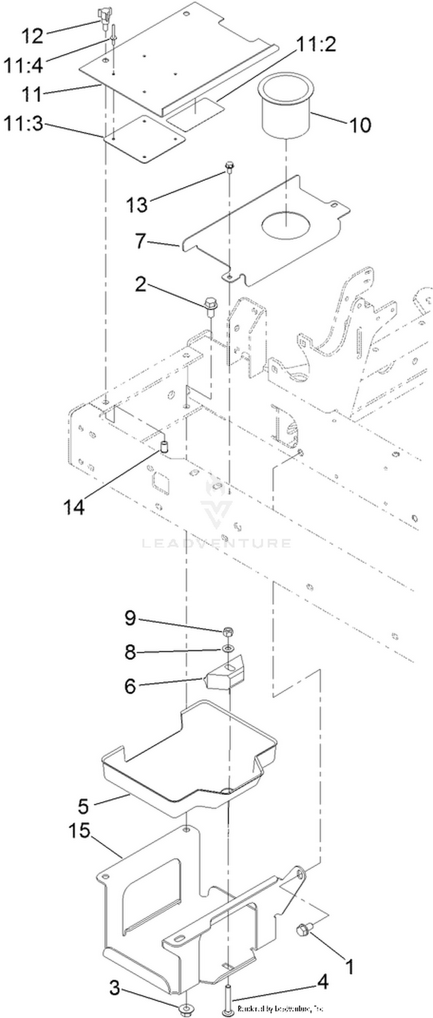Battery Tray and Cover Assembly