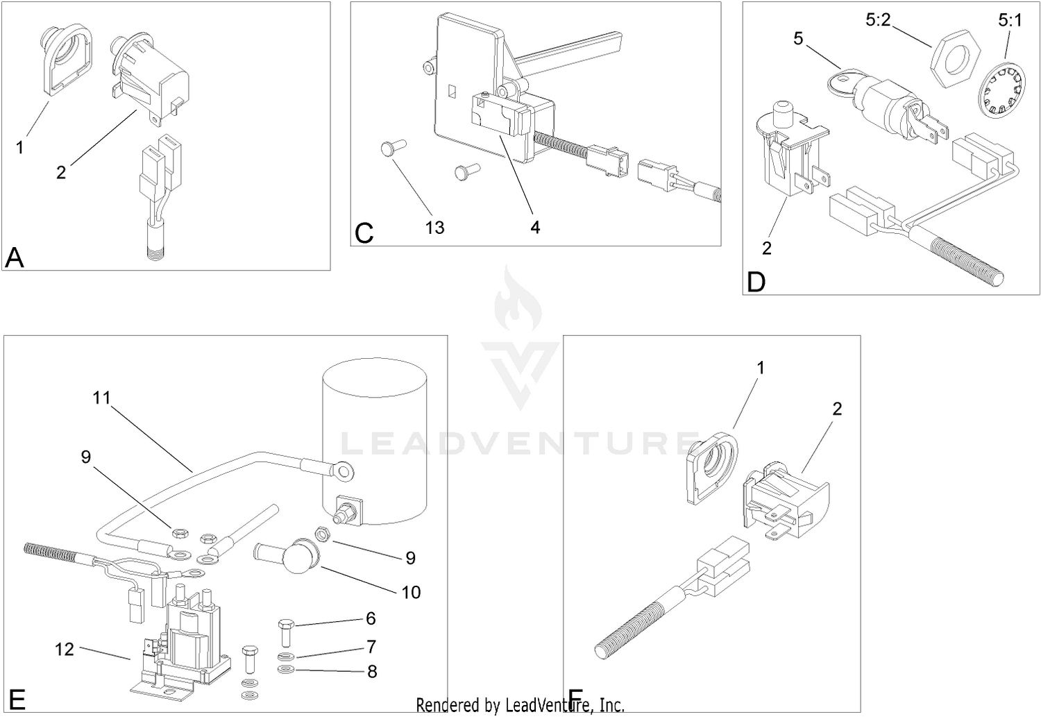 Electrical Switch No. 1 Assembly