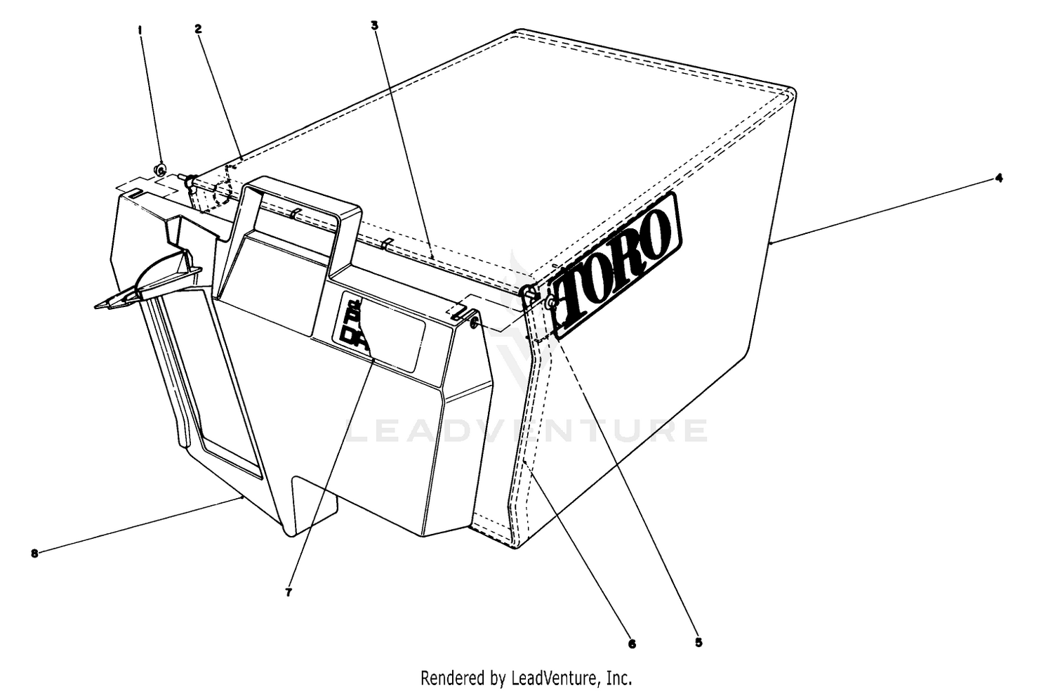 Grass Bag Assembly No. 11-0189