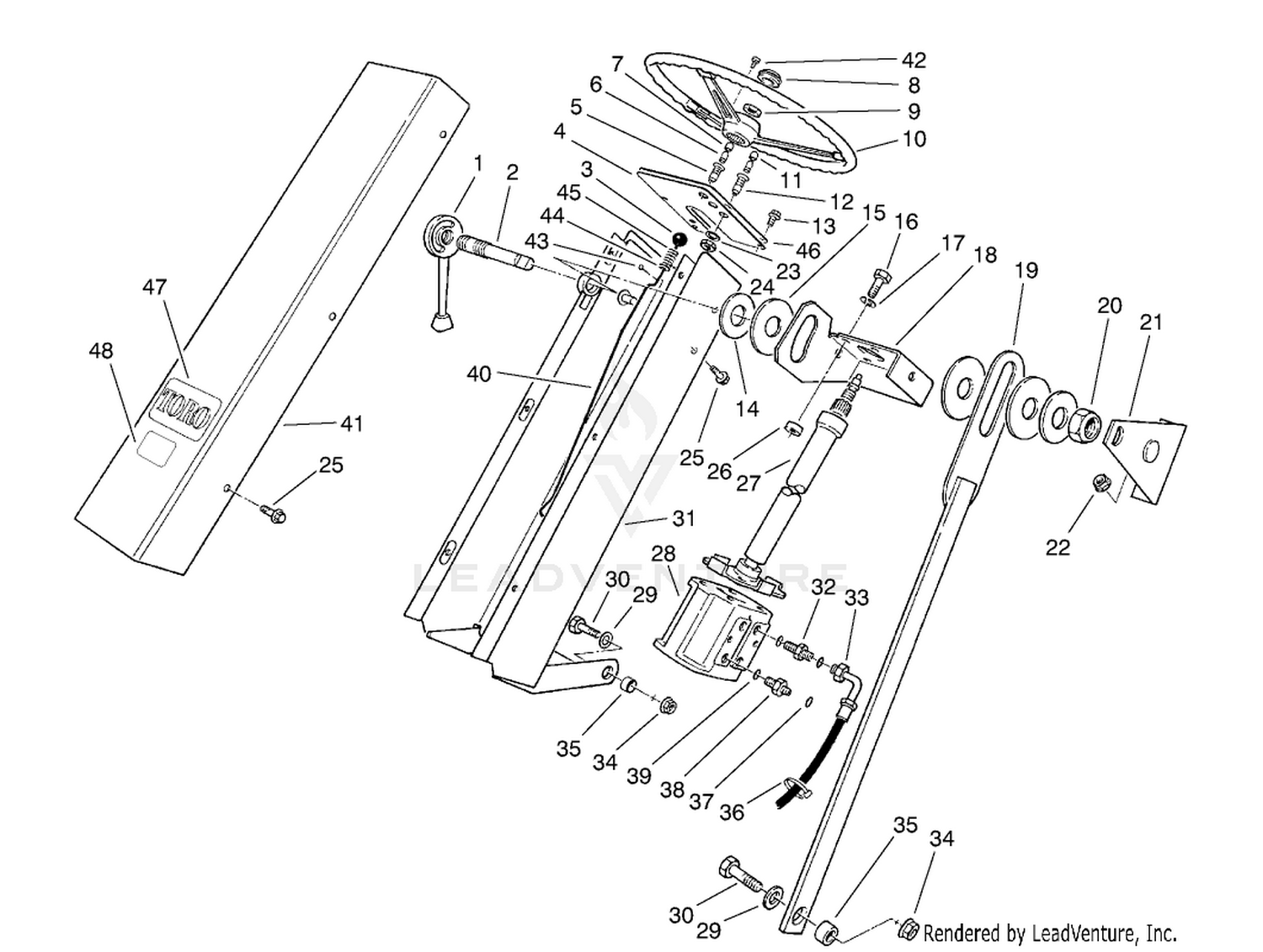 Steering Tower Assembly