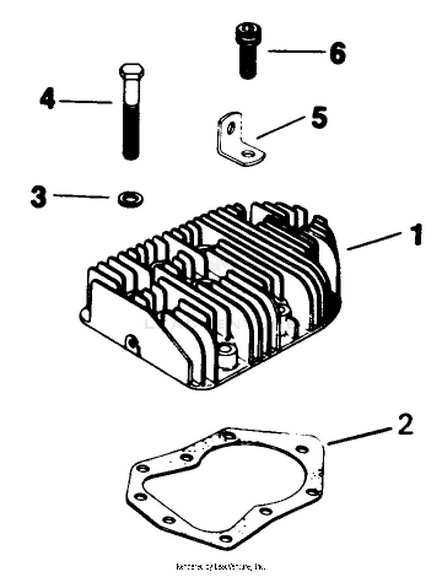 Cylinder Head-Engine Assy.-Kohler Model No. M16s-711533