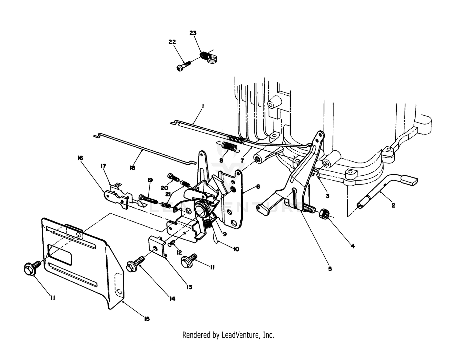 Governor Assembly (engine Model No. Vmj8)