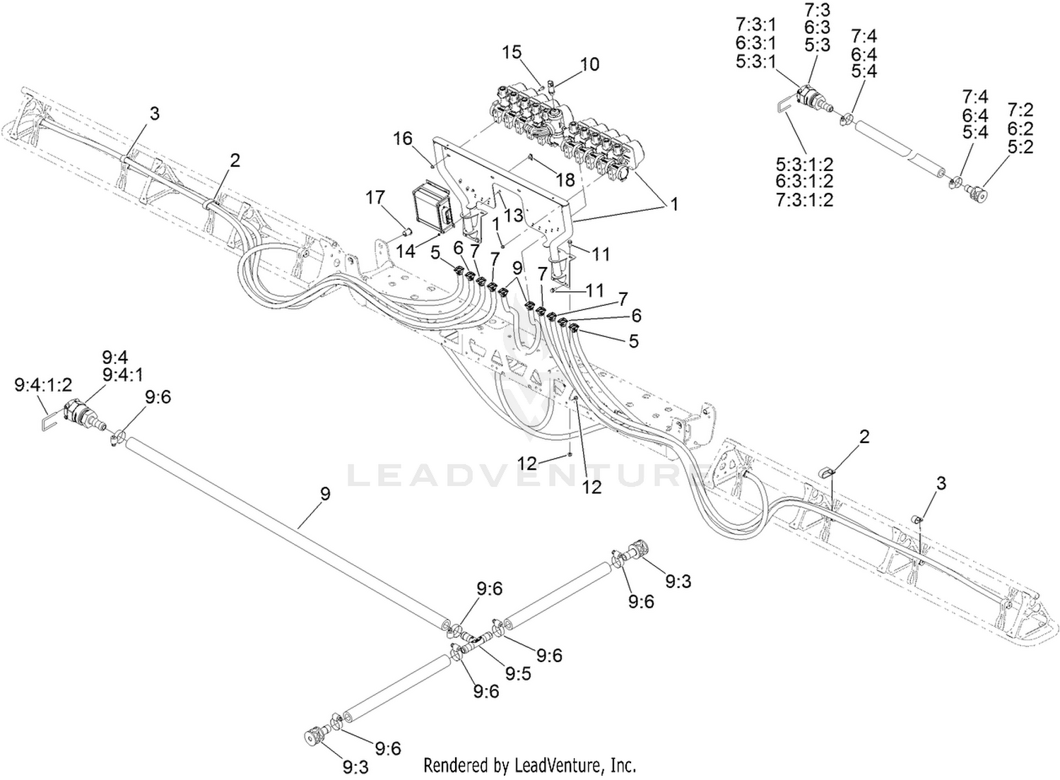 GPS Valve Mount and Hose Assembly