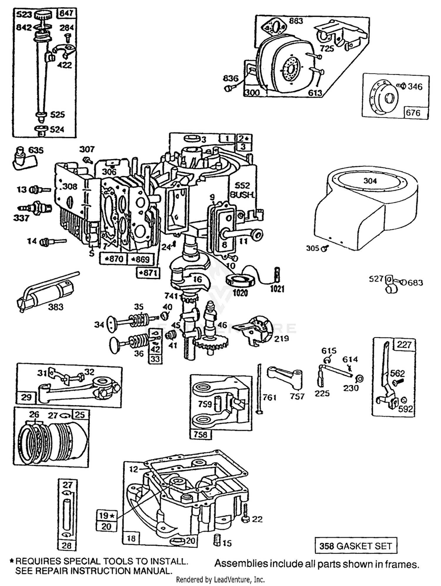Briggs  Stratton Model No. 195707-0121-01