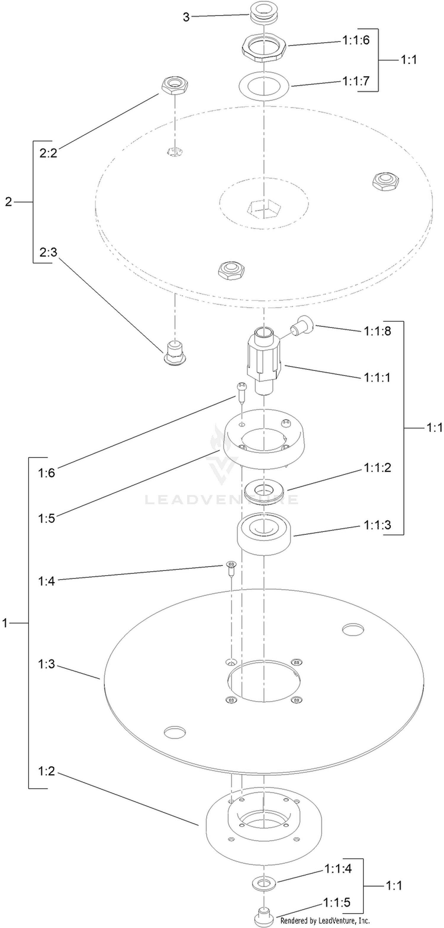Cutting Disc Assembly No. 163-5579