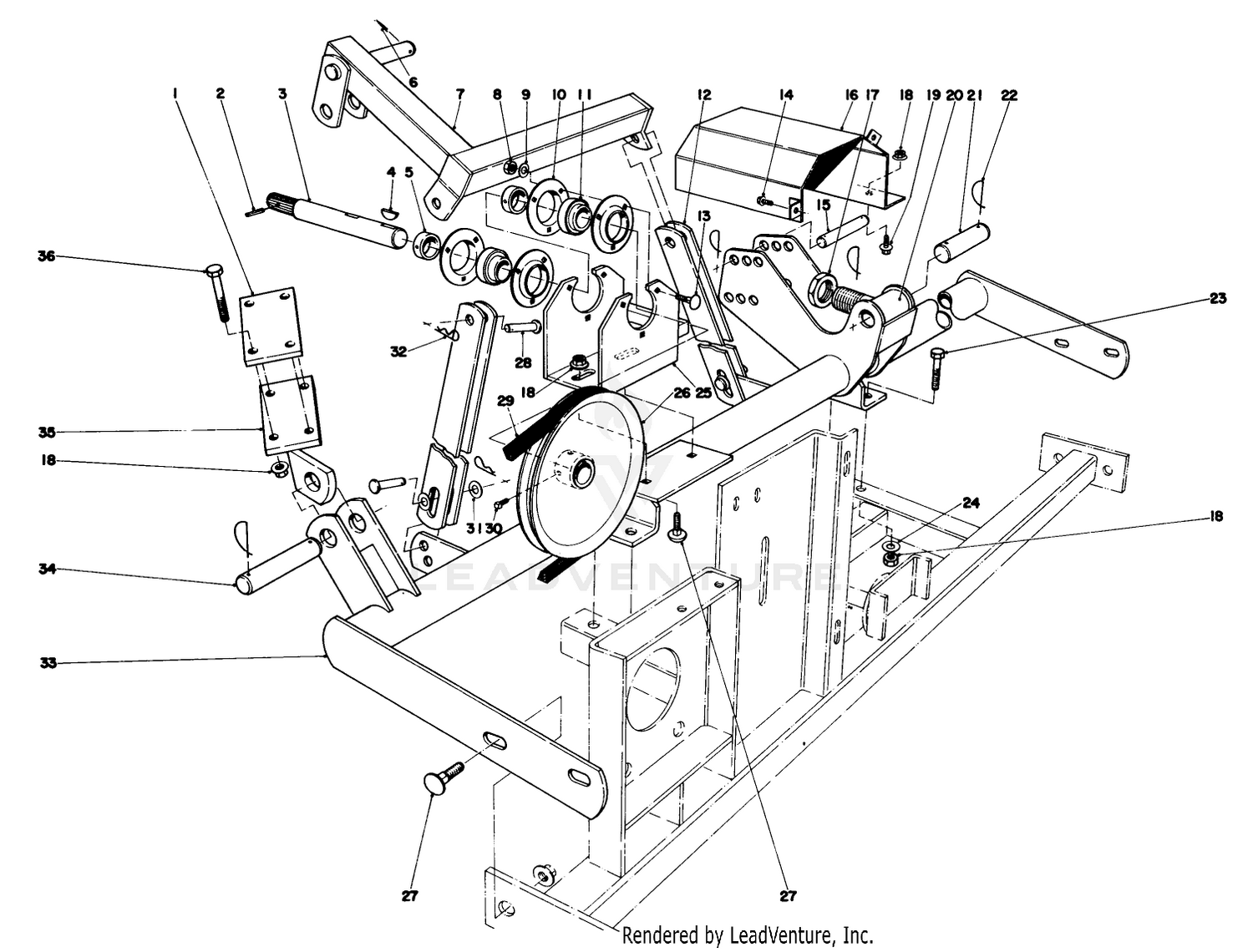 Adapter Kit 48" Snowthrower Model No. 30571 (optional)