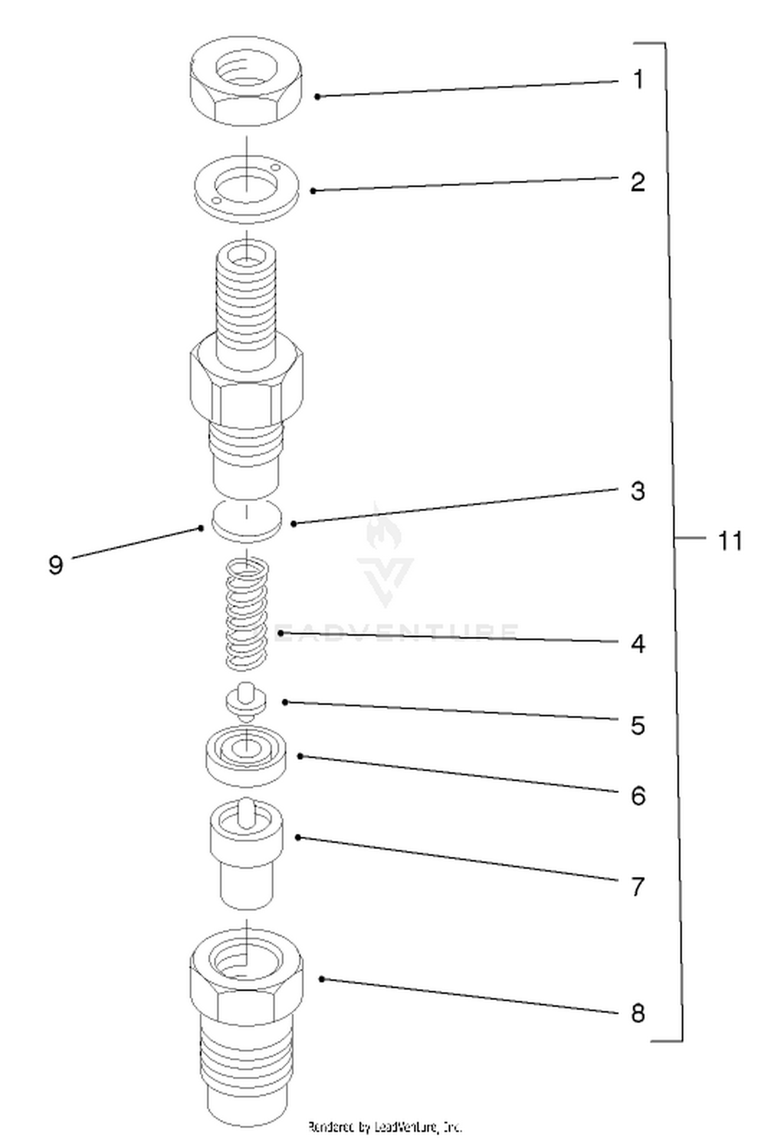 Nozzle Holder Assembly No. 98-9468