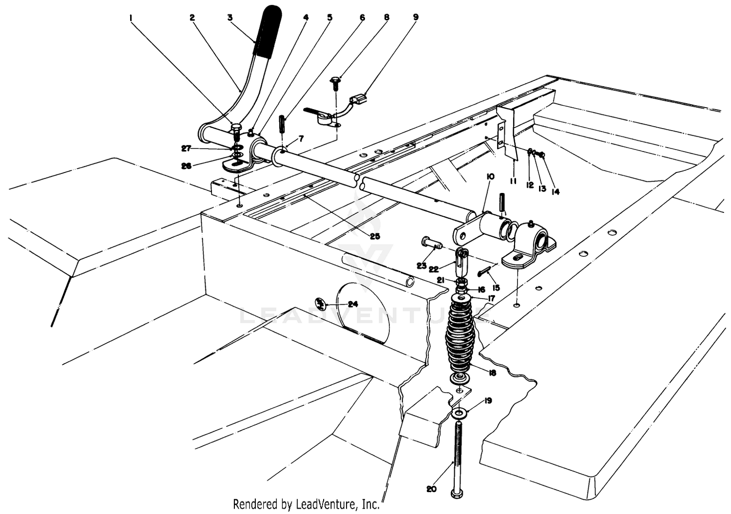 Power Take Off Lever Assembly