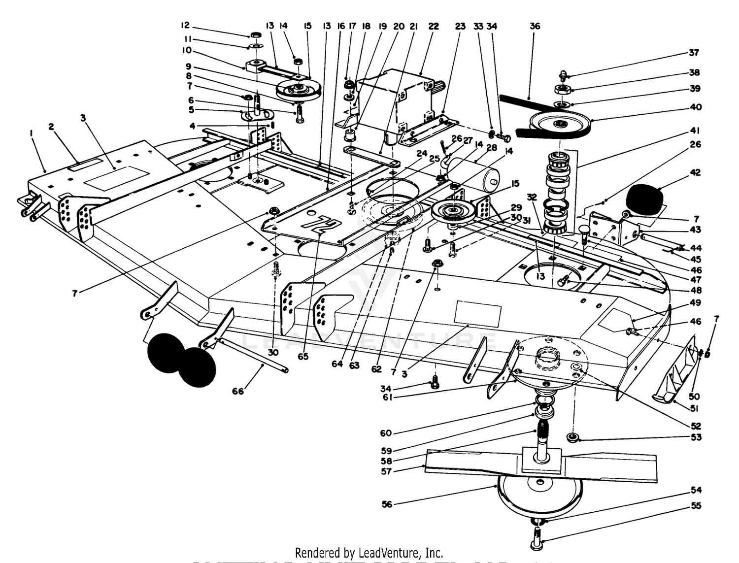 72" CUTTING UNIT MODEL NO. 30575
