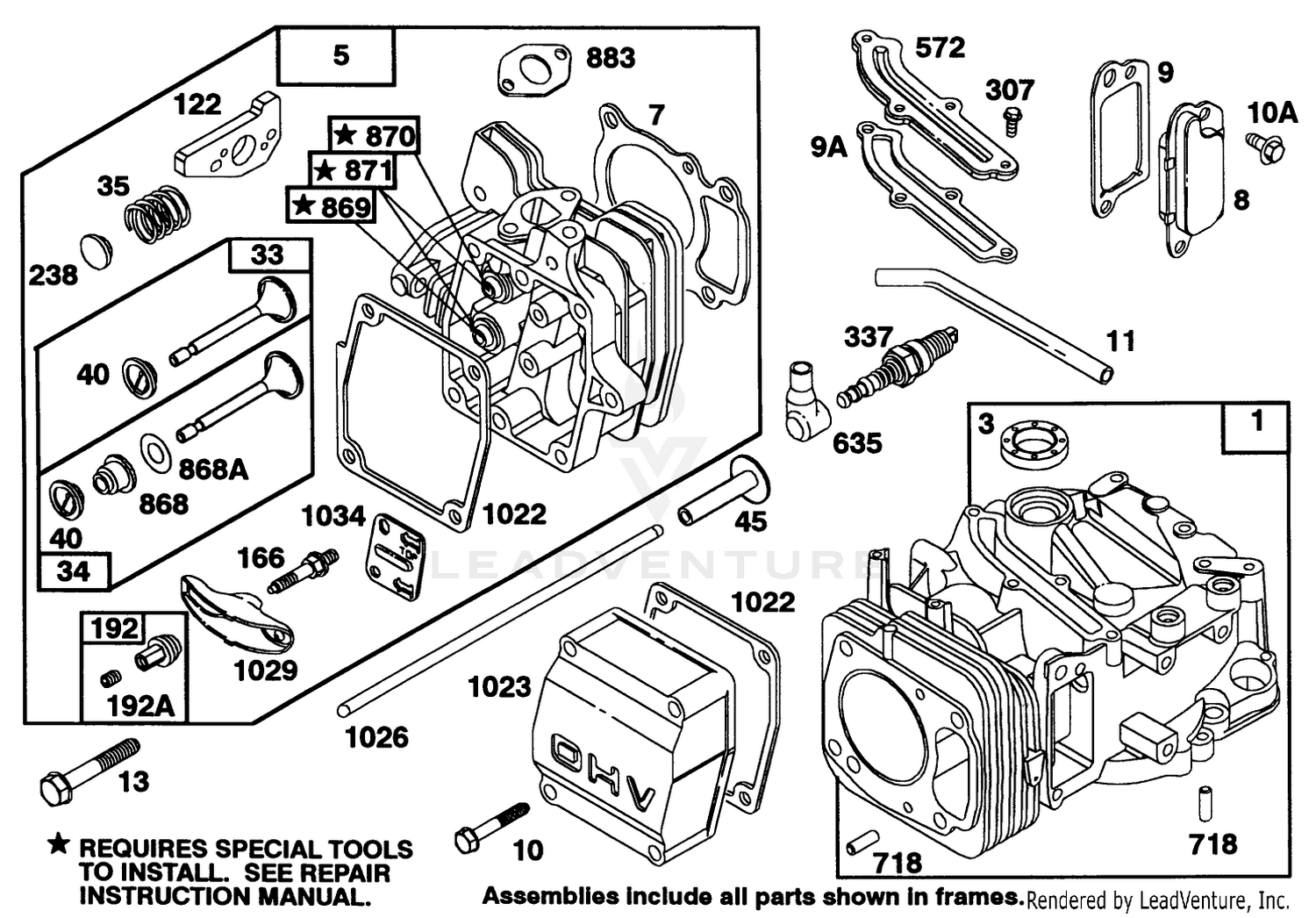 Engine Briggs  Stratton Model 97772-0112-01