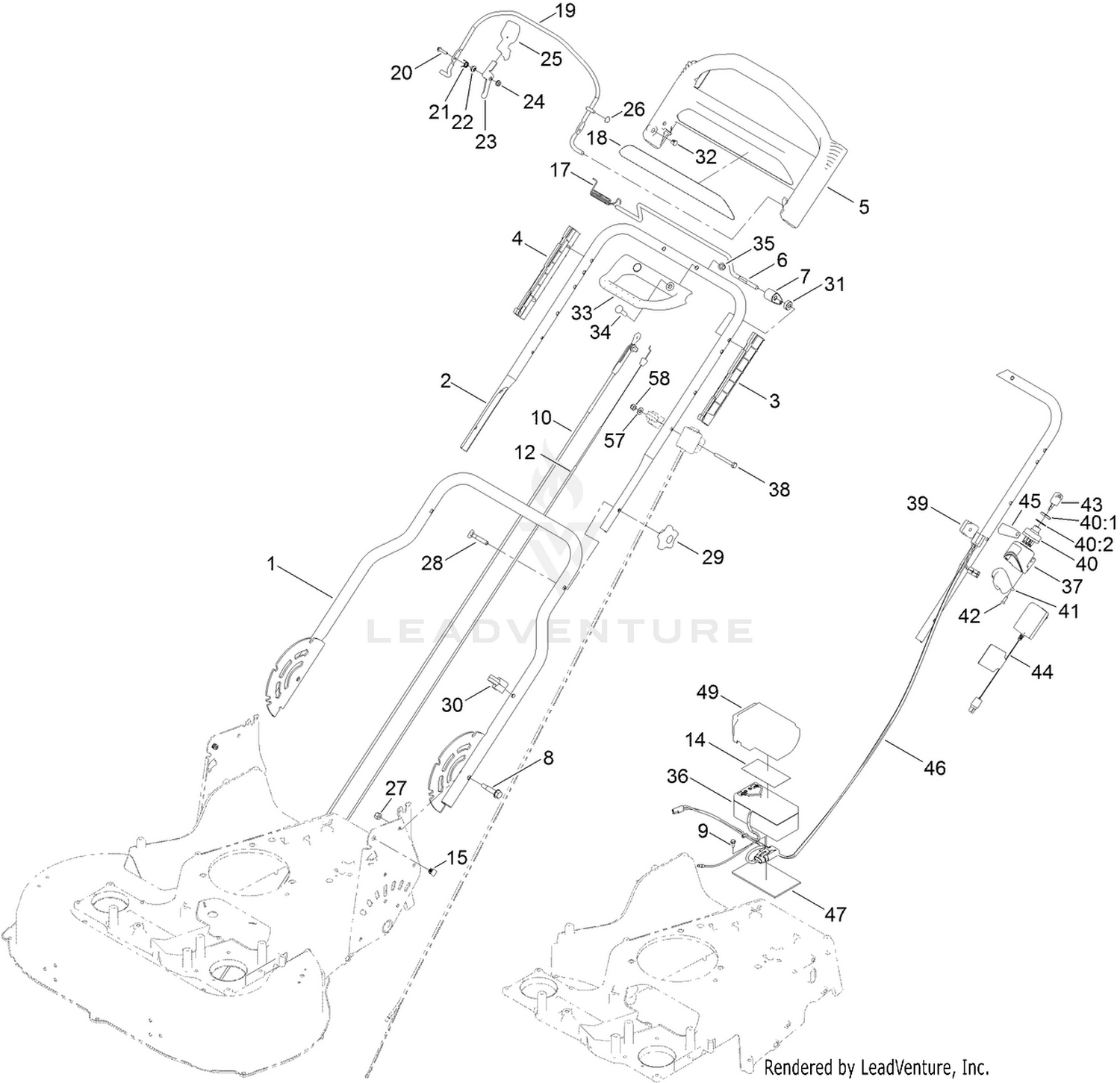 Handle and Electrical Assembly