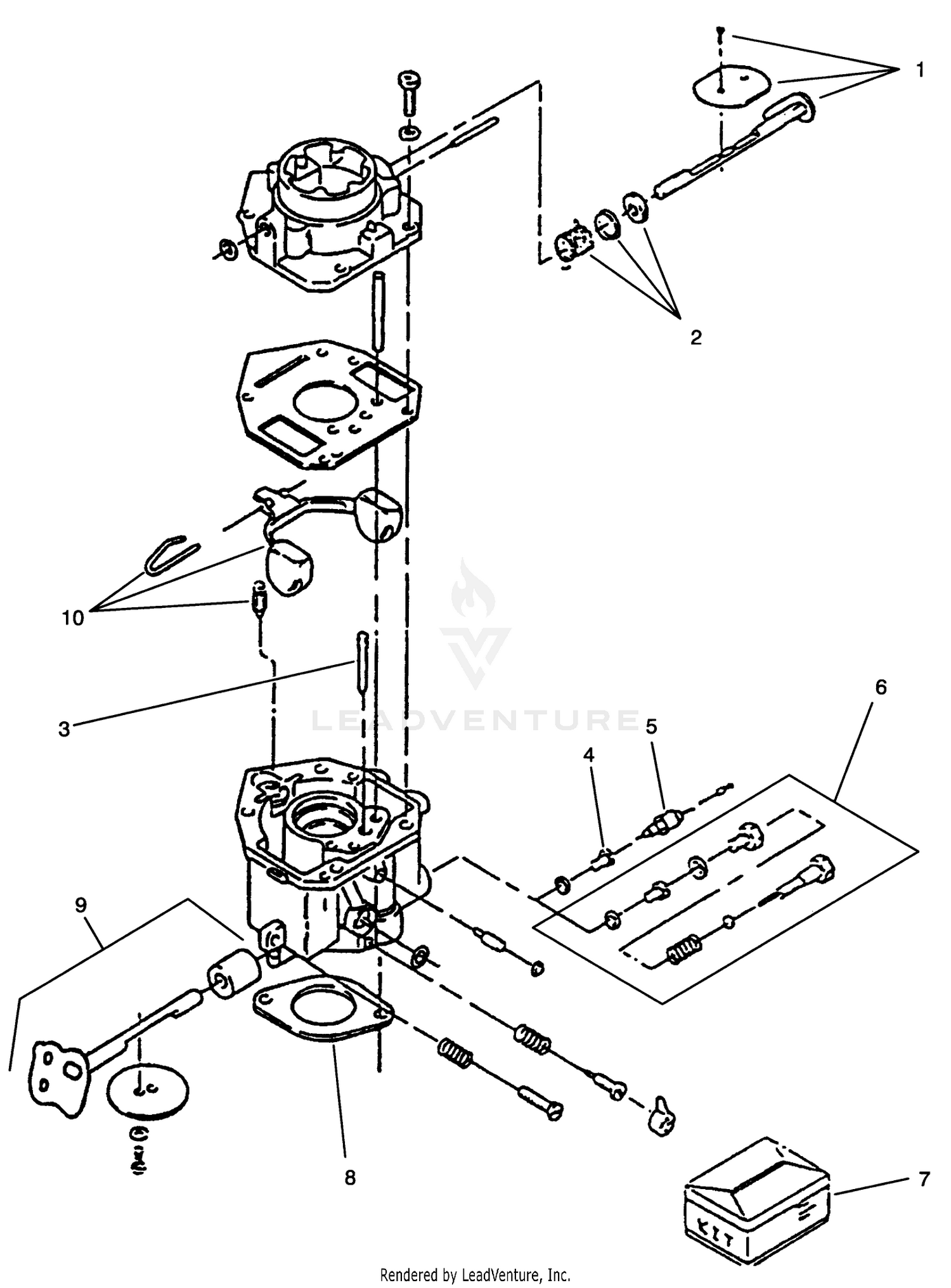 Carburetor Components Assembly