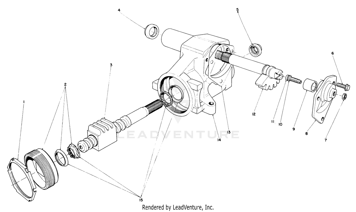 Steering Gear Assembly No. 41-8820