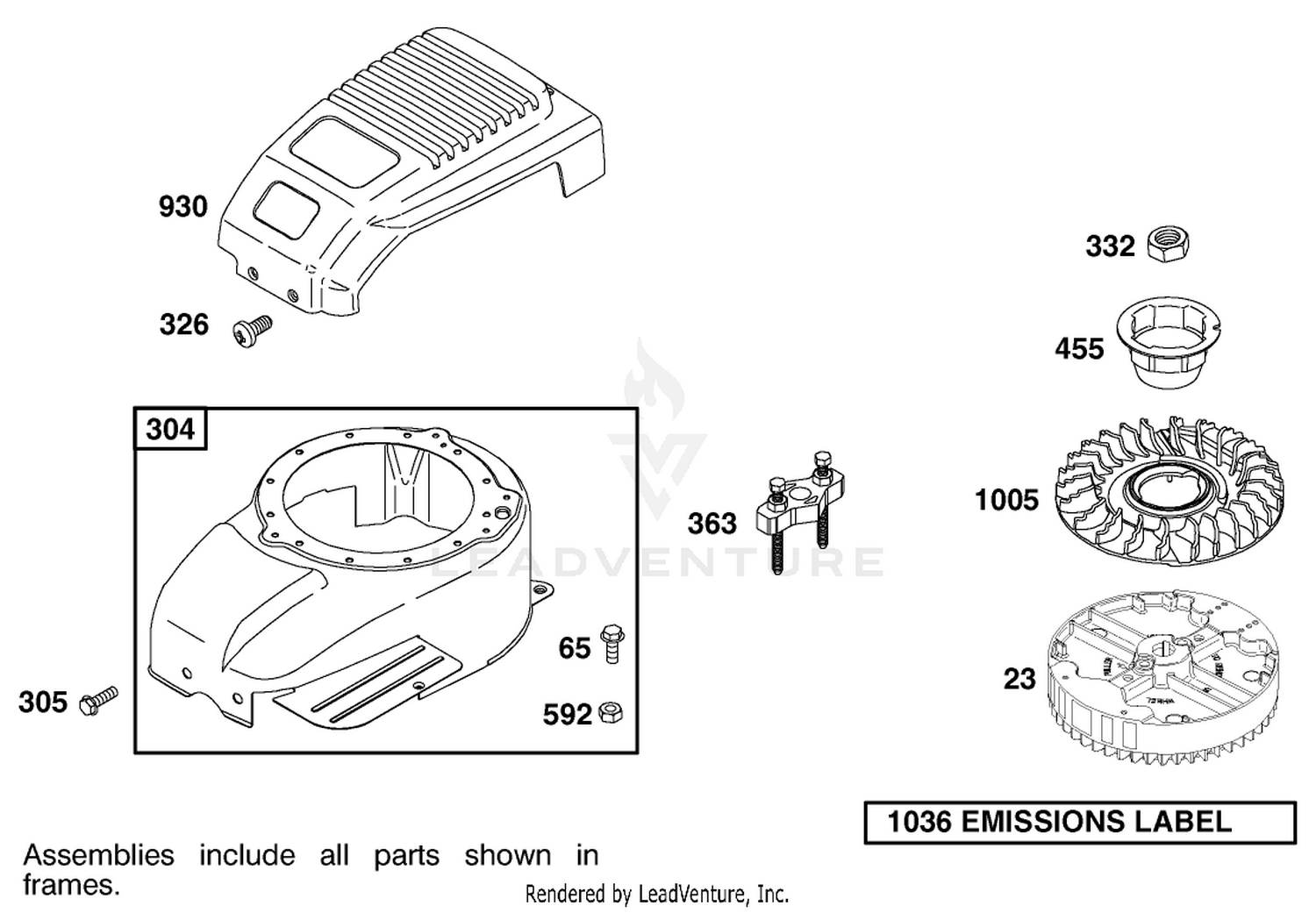 Engine Briggs  Stratton Model 123607-0153-E1 7