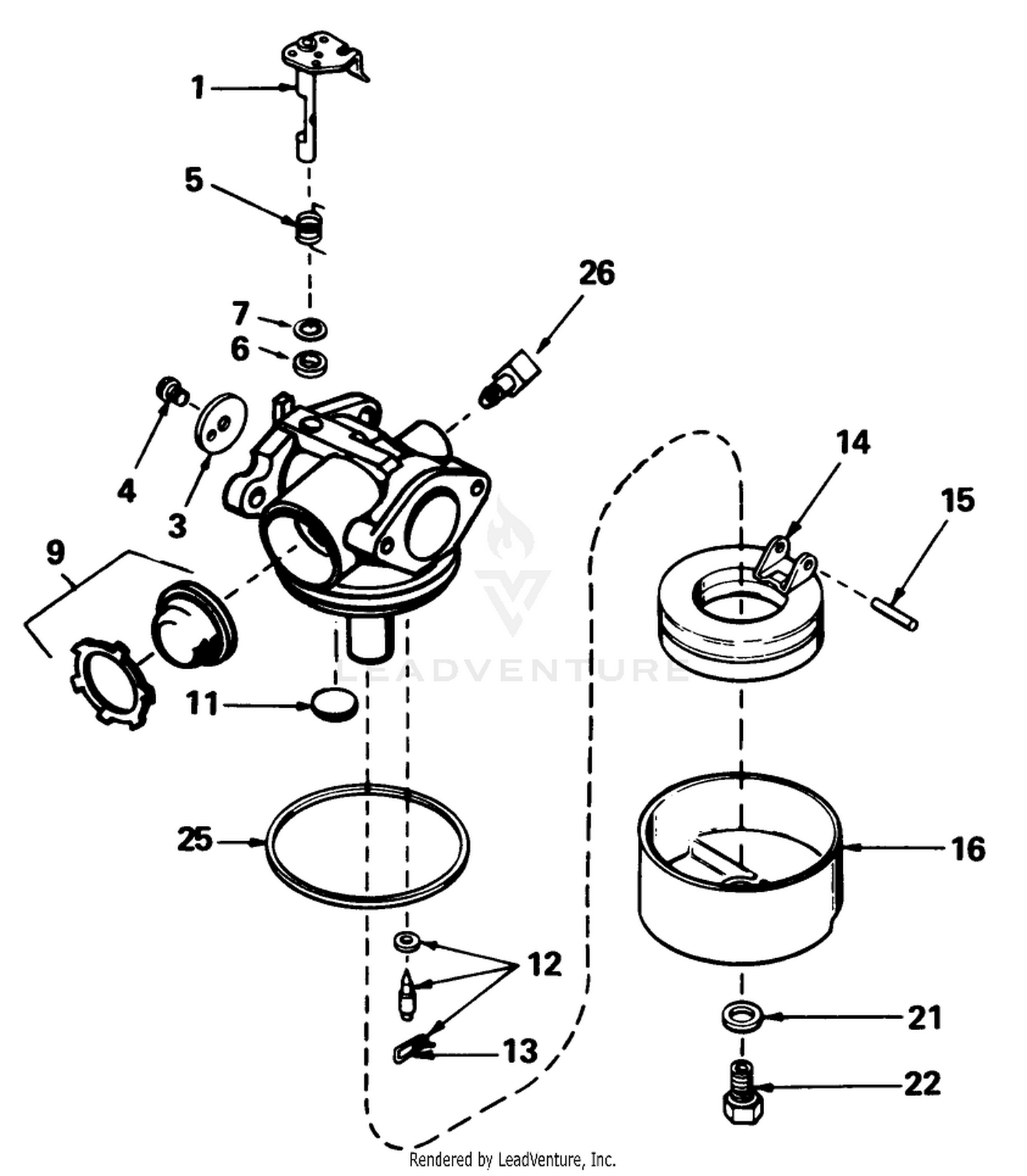 Carburetor No. 632099