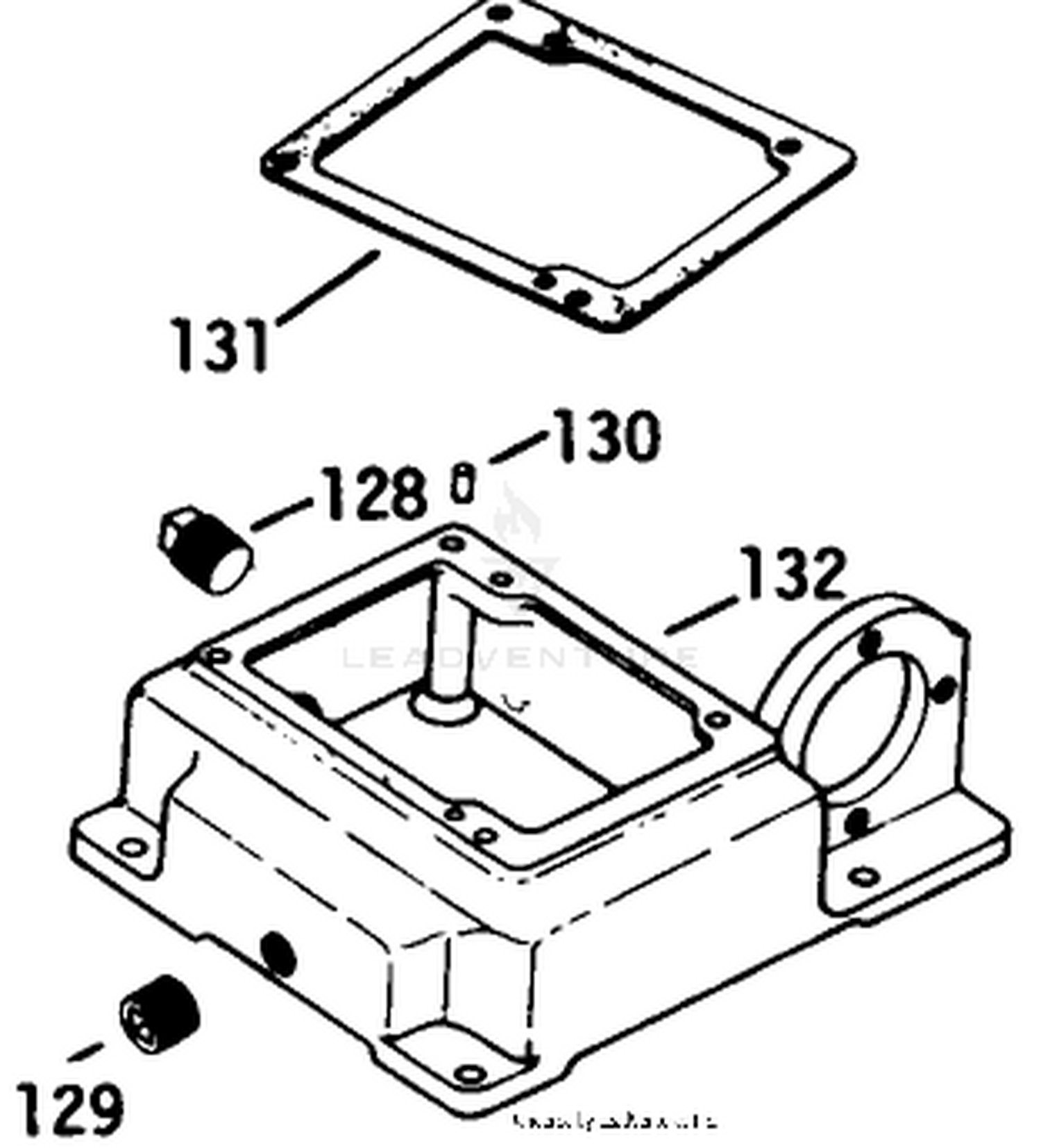 Oil Pan-Engine Kohler No. K582qs Type No. Pc-36273a