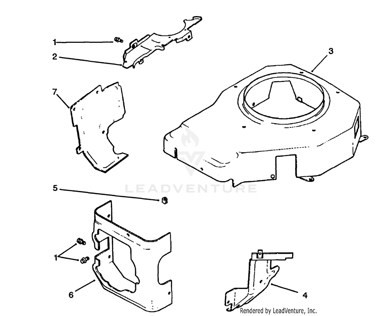 Blower Housing  Baffles