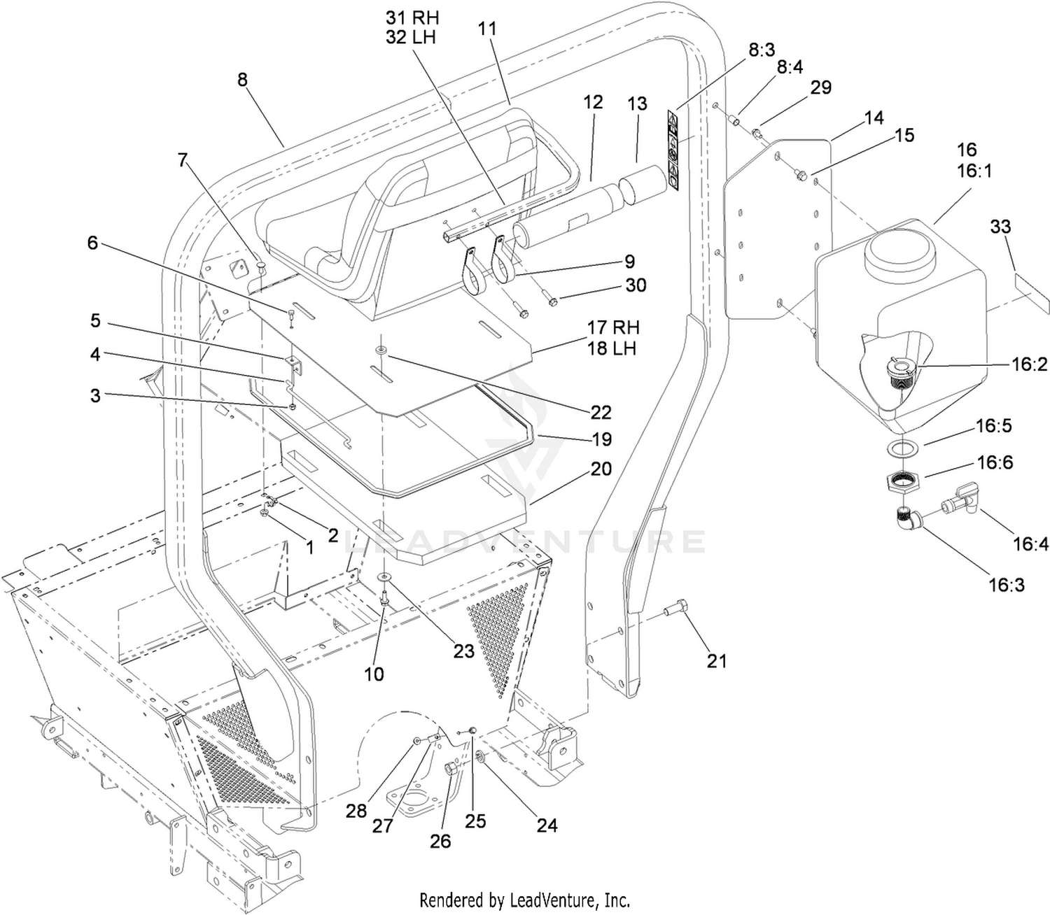 Roll-Over Protection System and Seat Assembly