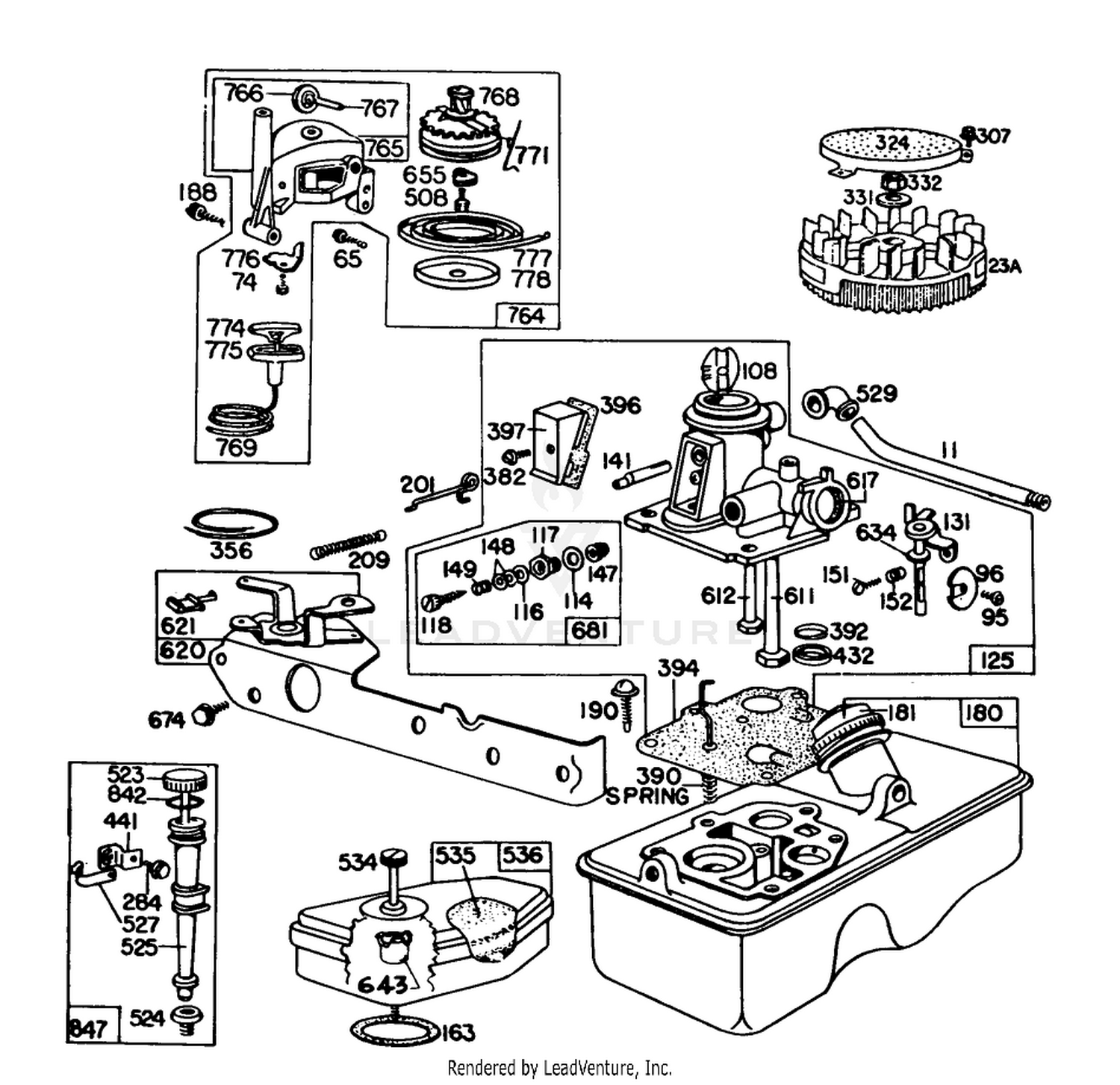 Engine Model No. 92908-2059-01