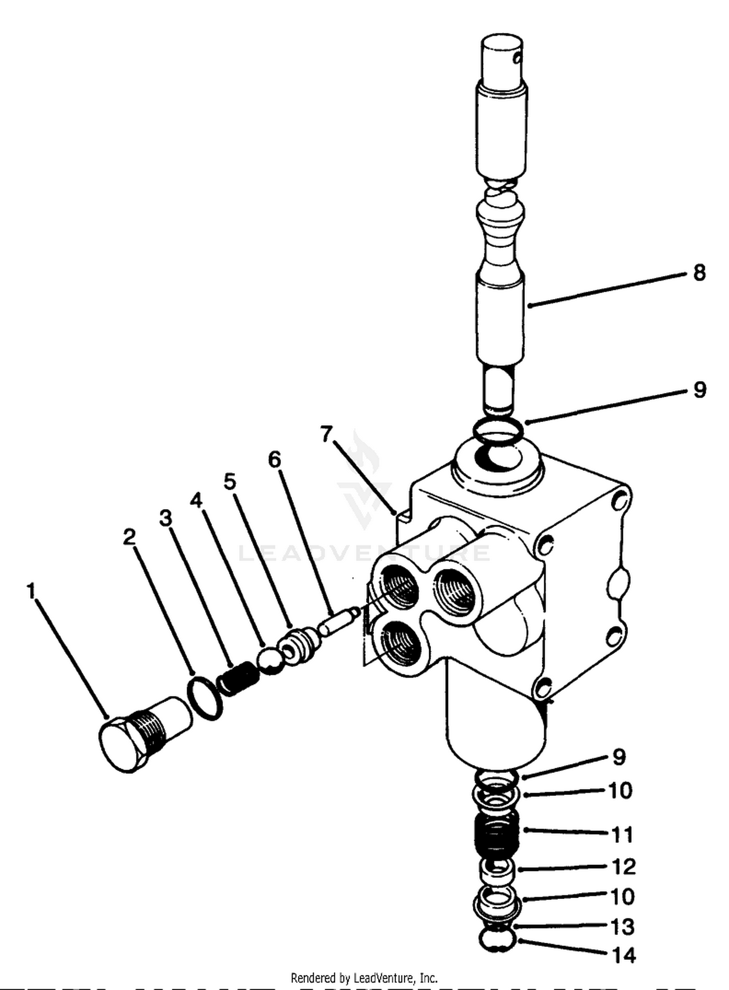 Control Valve Assembly No. 43-1950