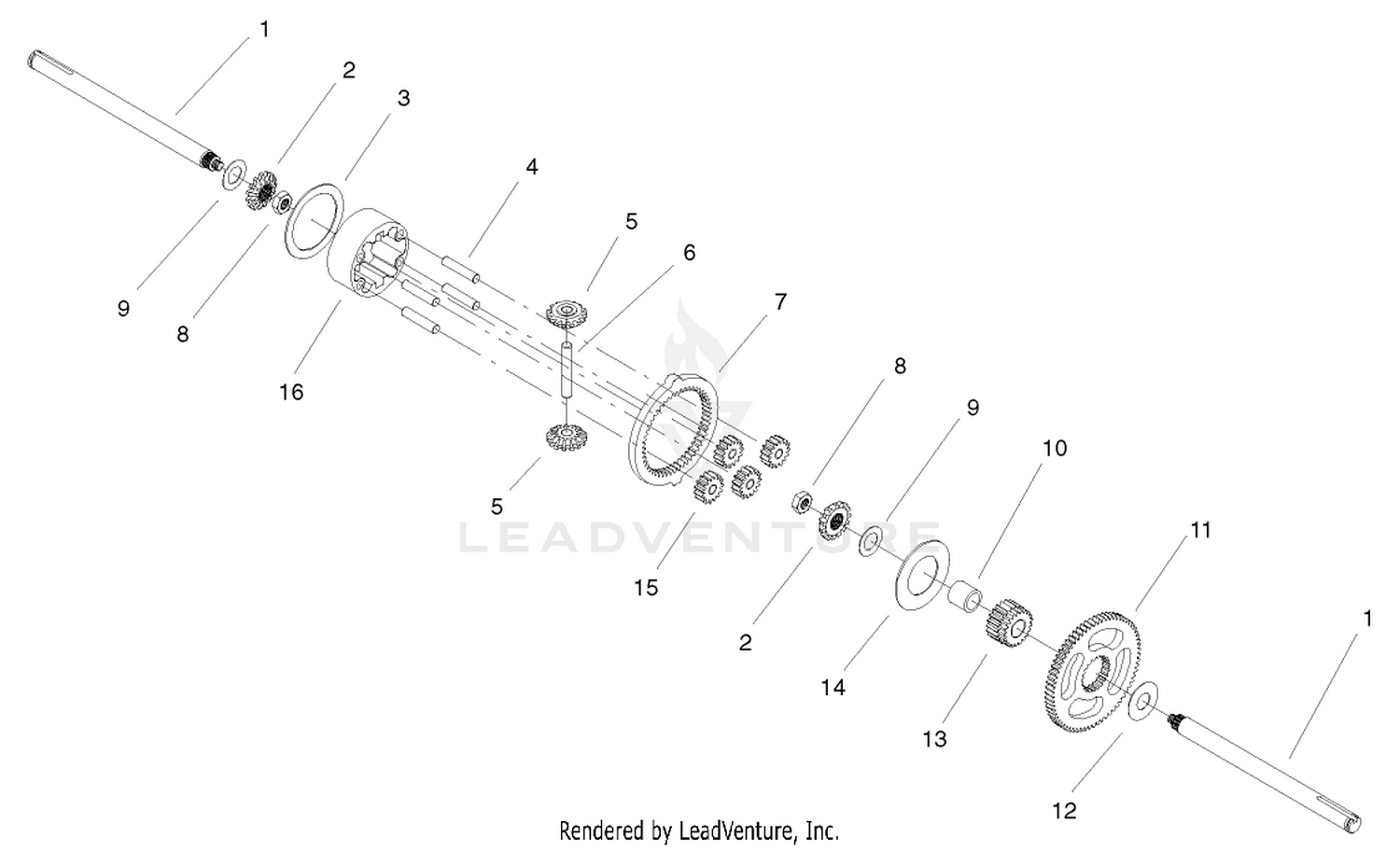 Differential Gear Assembly