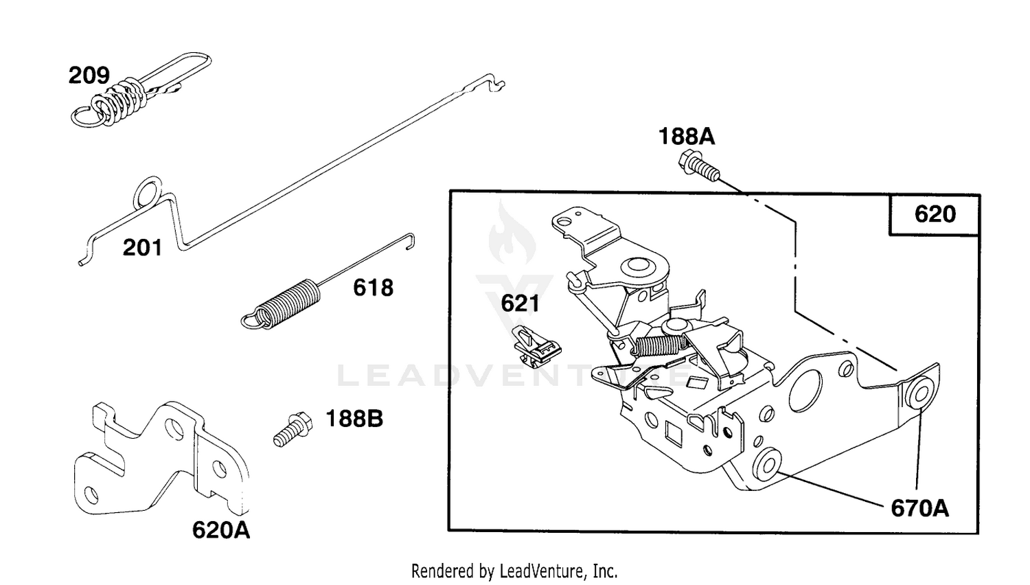 Engine Briggs  Stratton Model 127802-0640-01 4