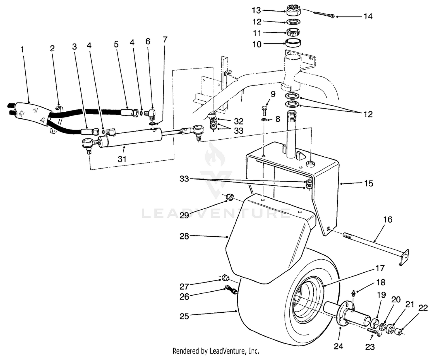 Rear Wheel Assembly