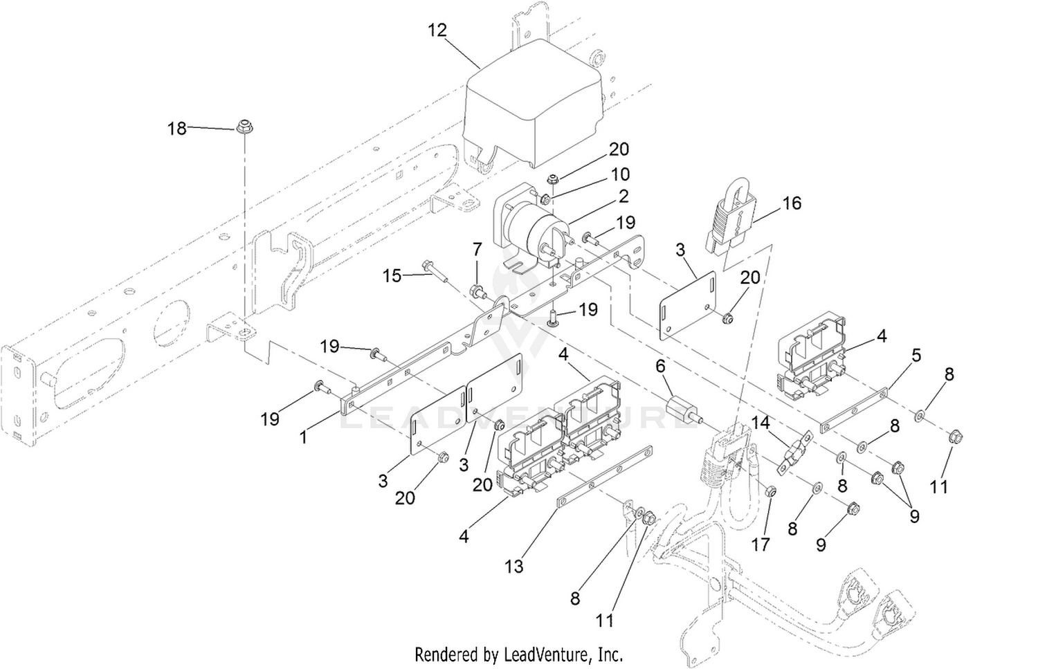 48 Volt Contactor Assembly