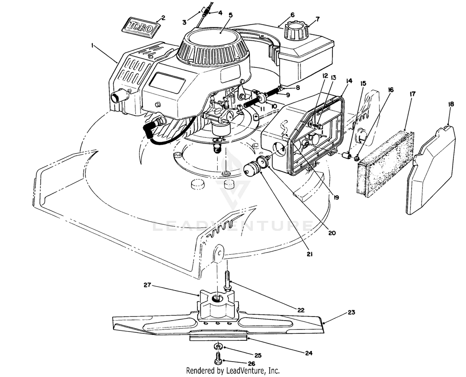 Engine Assembly (serial No. 2005001  Up)