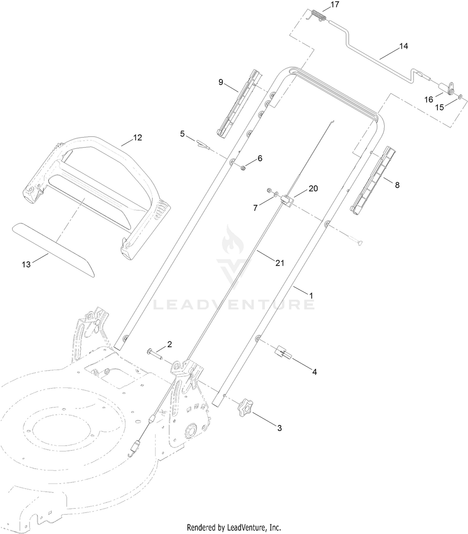 Upper Handle Assembly
