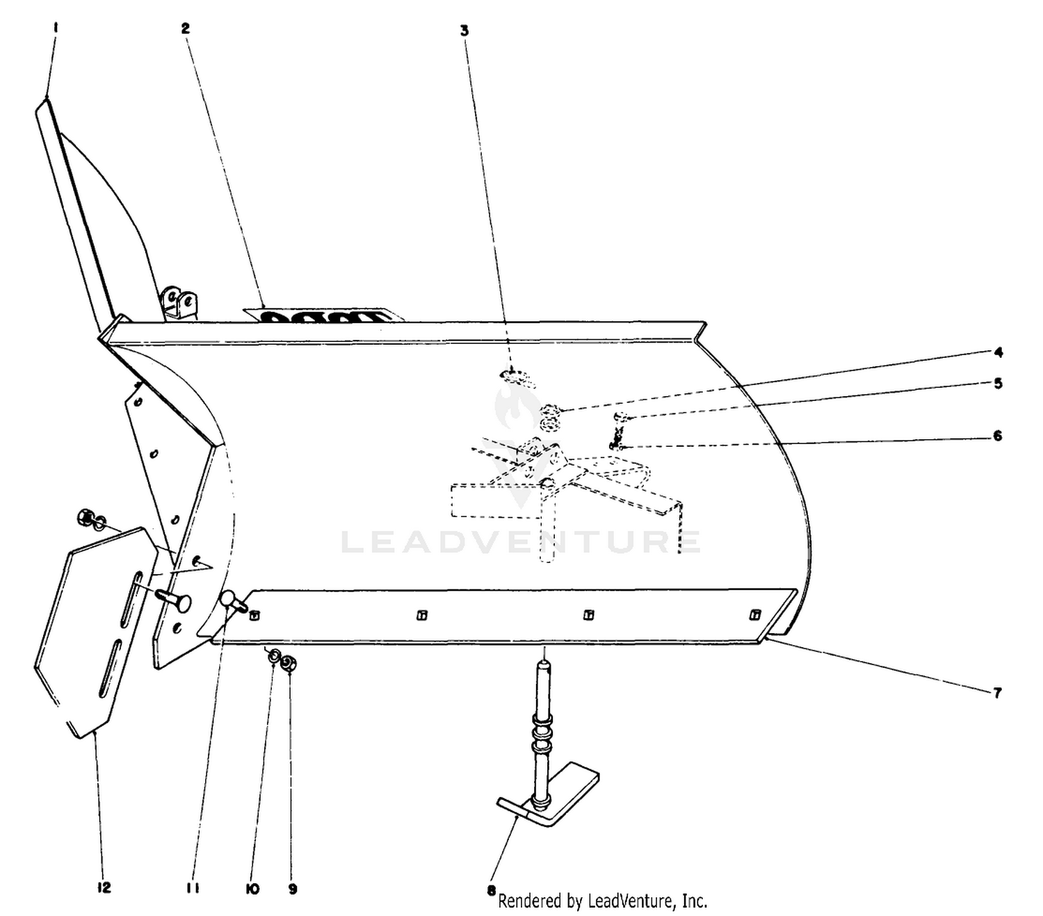 V-Plow Model No. 30750 (optional)