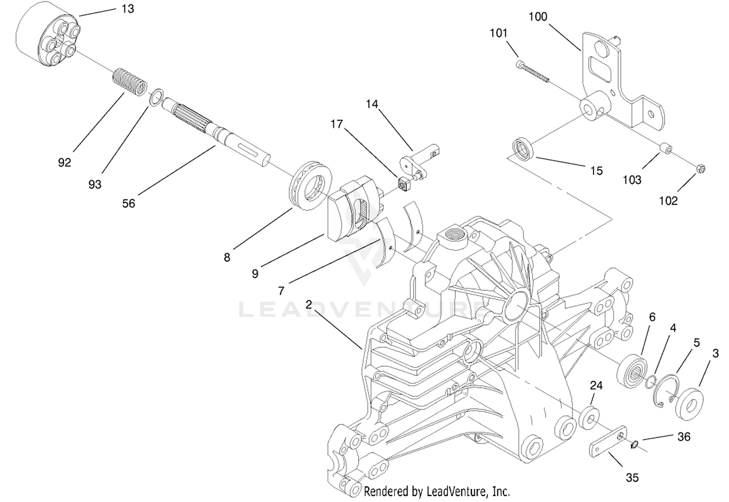 Hydro Transaxle Assembly 2