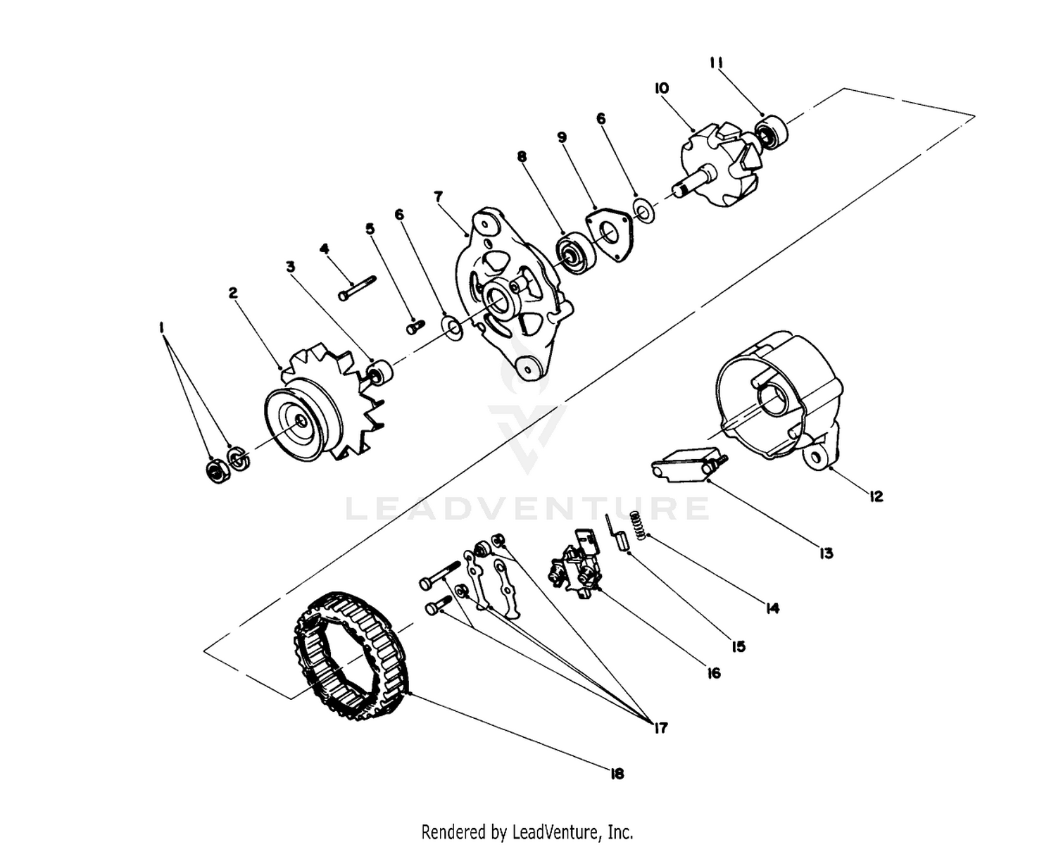 Alternator Assembly No. 60-5420