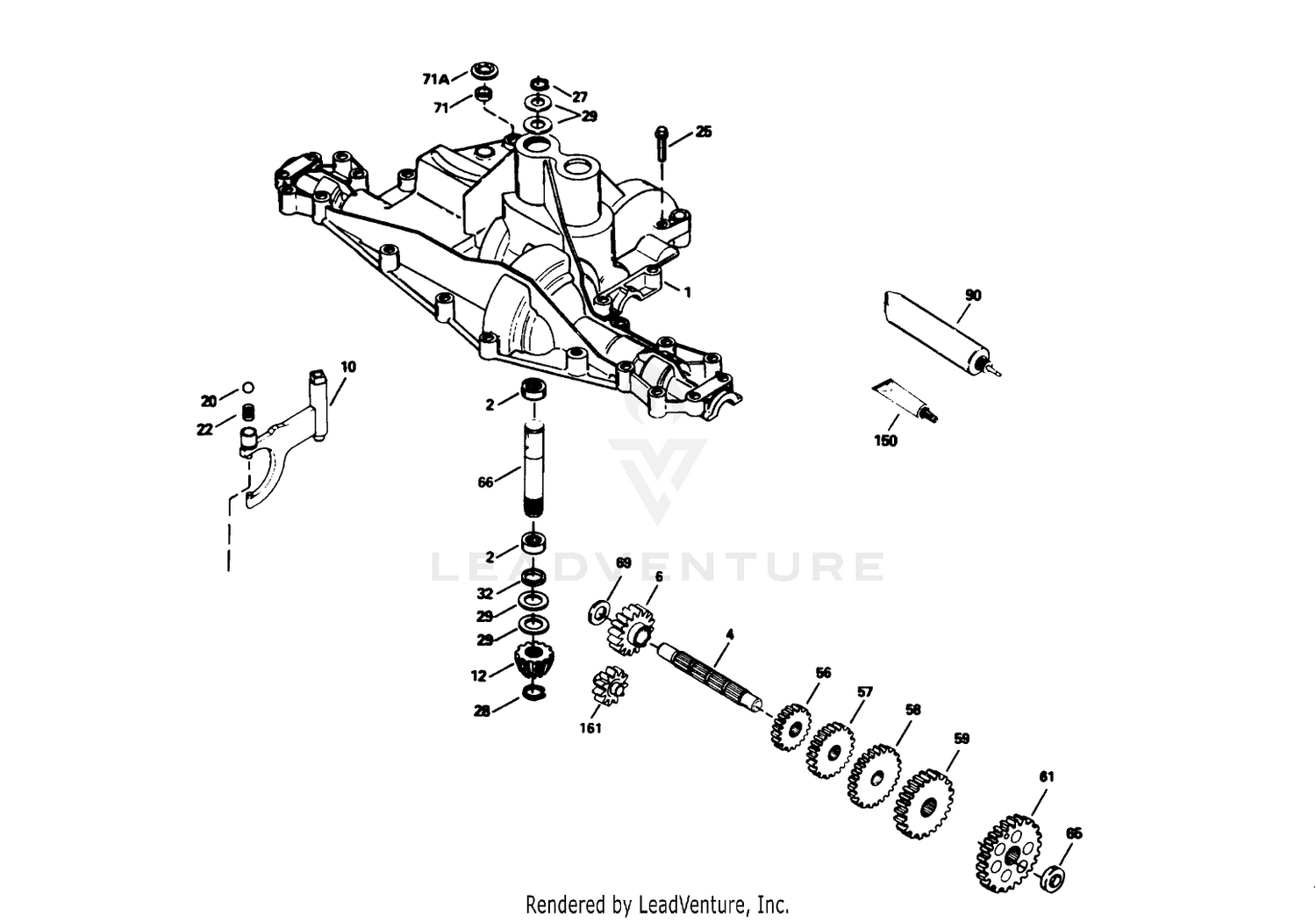 Peerless Transaxle Model No. 915-020
