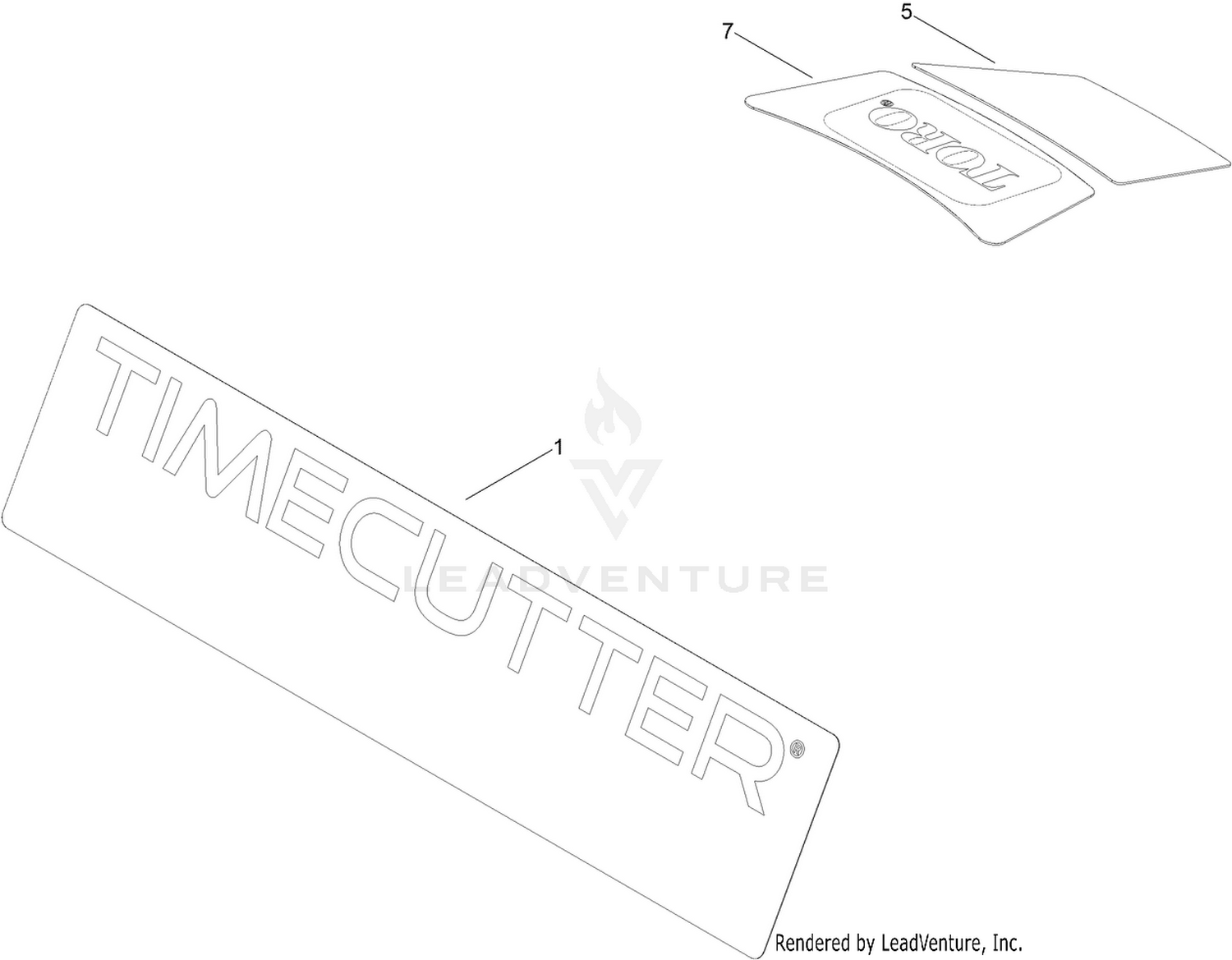 Model Specific Decal Assembly