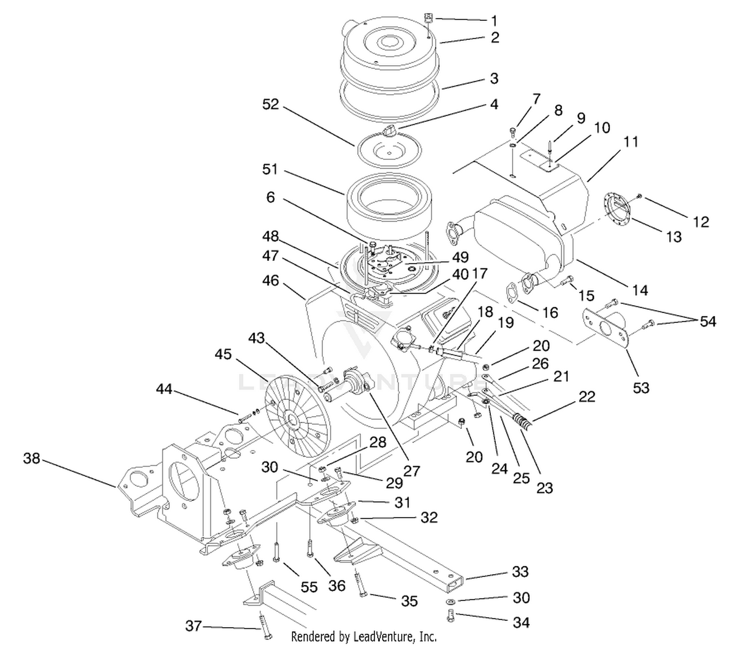 Engine  Muffler Asm
