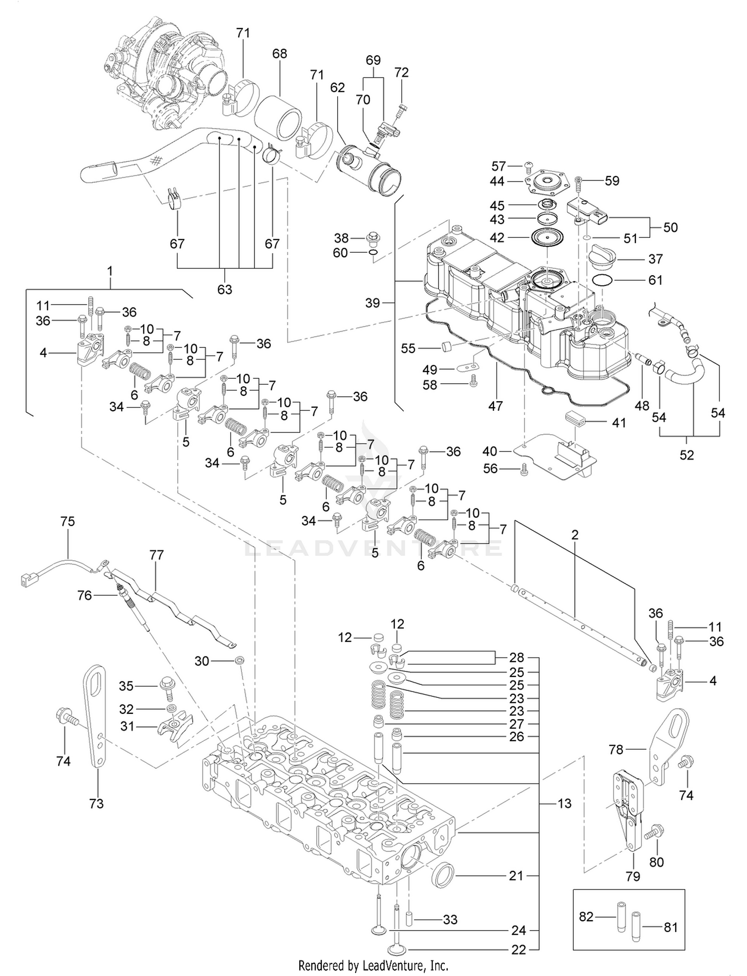 Cylinder Head and Cover Assembly