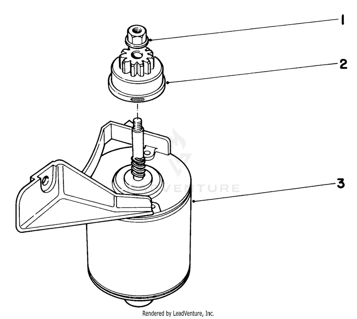 Starter Motor Model No. 20660