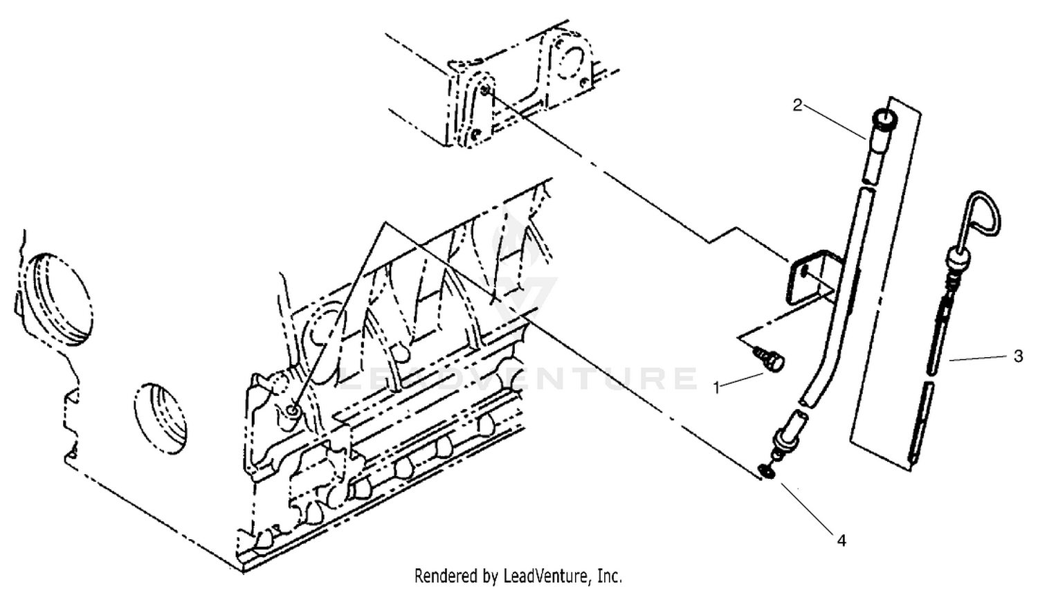 Dipstick and Guide Assembly